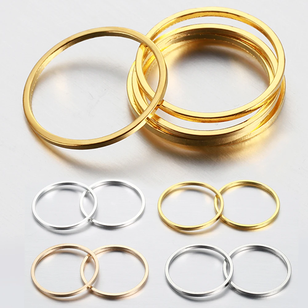 50 stücke 20 stücke Ohrringe Hoops Ohrring, Der Schleife Kreis Drähte Anschlüsse Geschlossen Kreis Ringe Anhänger für Schmuck Machen DIY