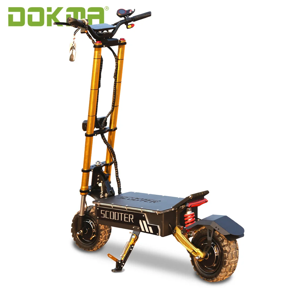 E9 China Warehouse 8000w dual motor scooter 11-inch all-terrain strong shock absorption fearless slope 72v 40ah electric scooter