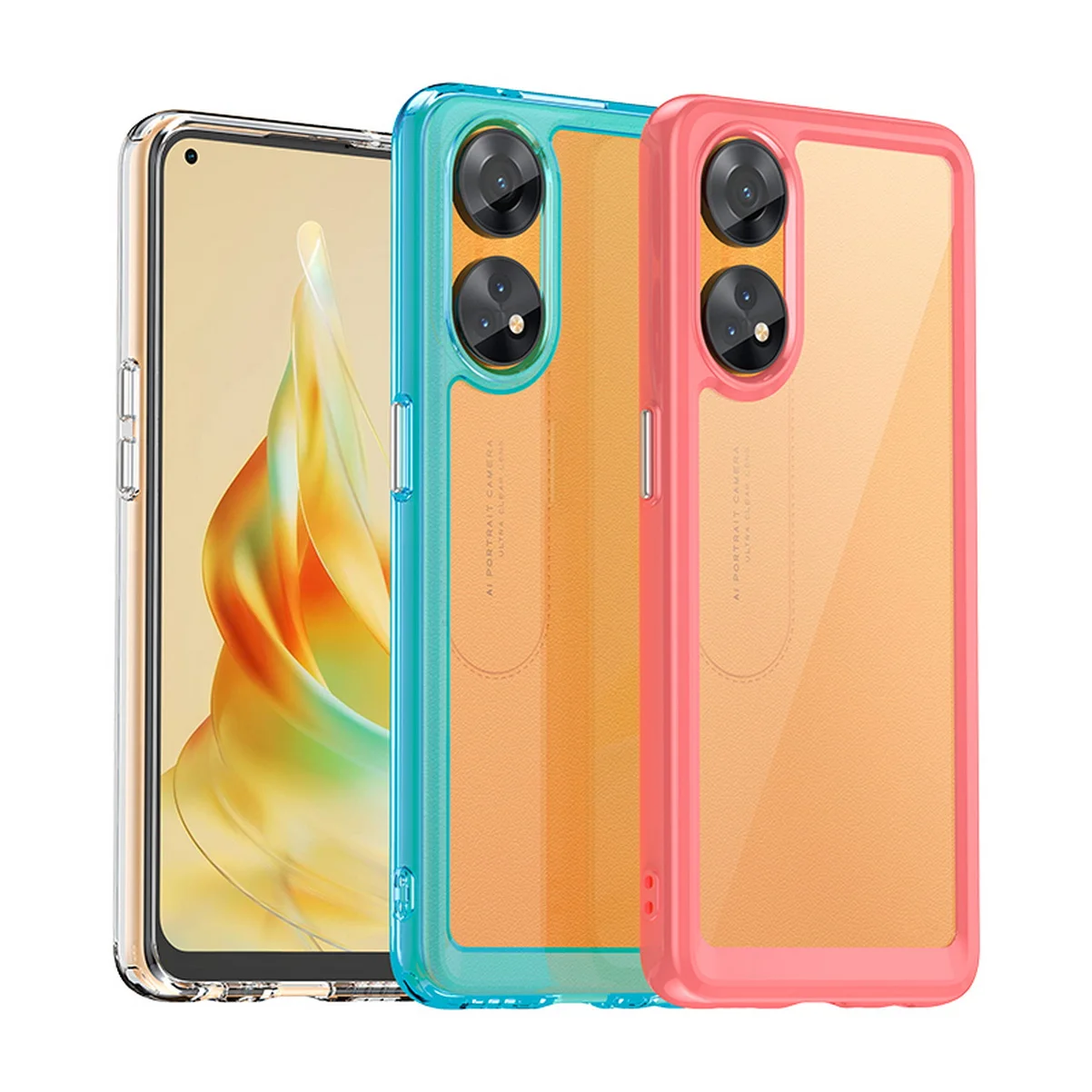 Custodia Trasparente Per Oppo Reno 8T 8 Pro + Reno 7 Pro 7Z 8 Lite Oppo A58 A78 A1 Pro Cover Morbida E Sottile In Tpu
