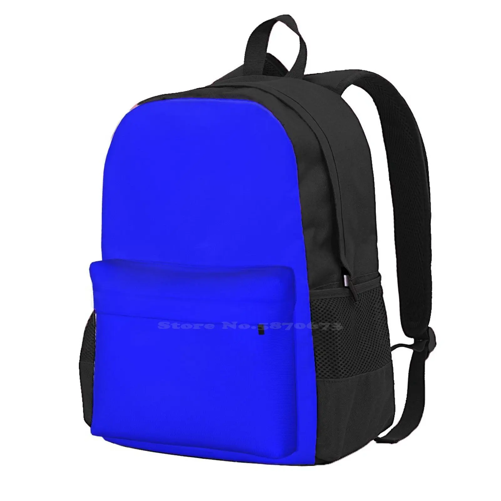 

Blue Bag Backpack For Men Women Girls Teenage Blue Shell