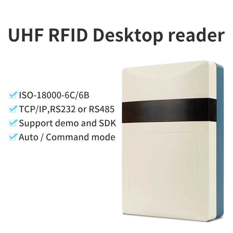 

UHF RFID Desktop WIFI Network Port Automatic Card Tag Read Or Write Identification Reader