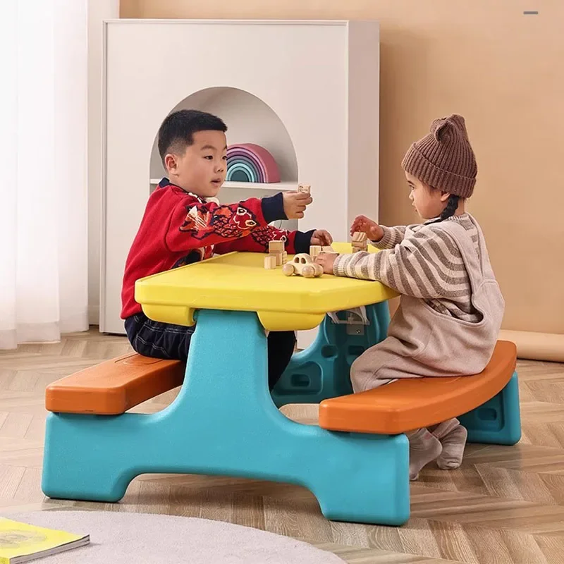 Kids Table Children Desk Chair Children's Study Tables Child Room Furniture Set Student School Supplies Childrens Classroom