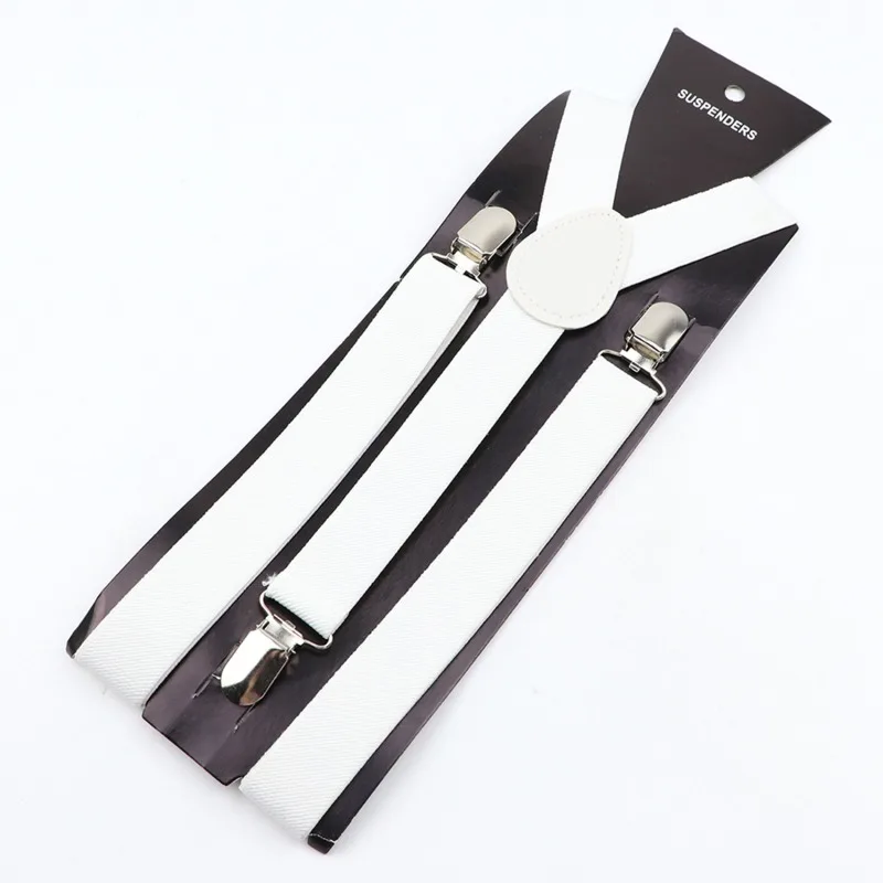 Men Suspenders High Elastic Adjustable 3 Strong Clips Suspender Heavy Duty W Trousers Braces Pants Holder Wedding Wear men suspenders braces