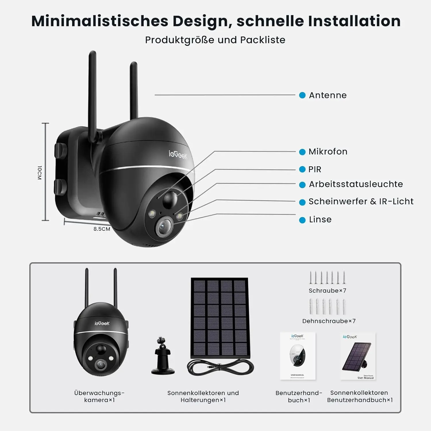 5MP Wireless Solar Outdoor Surveillance Camera