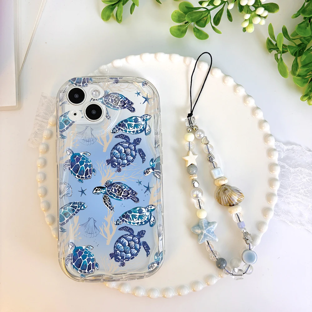 Jellyfish Starfish Design Protective Phone Case