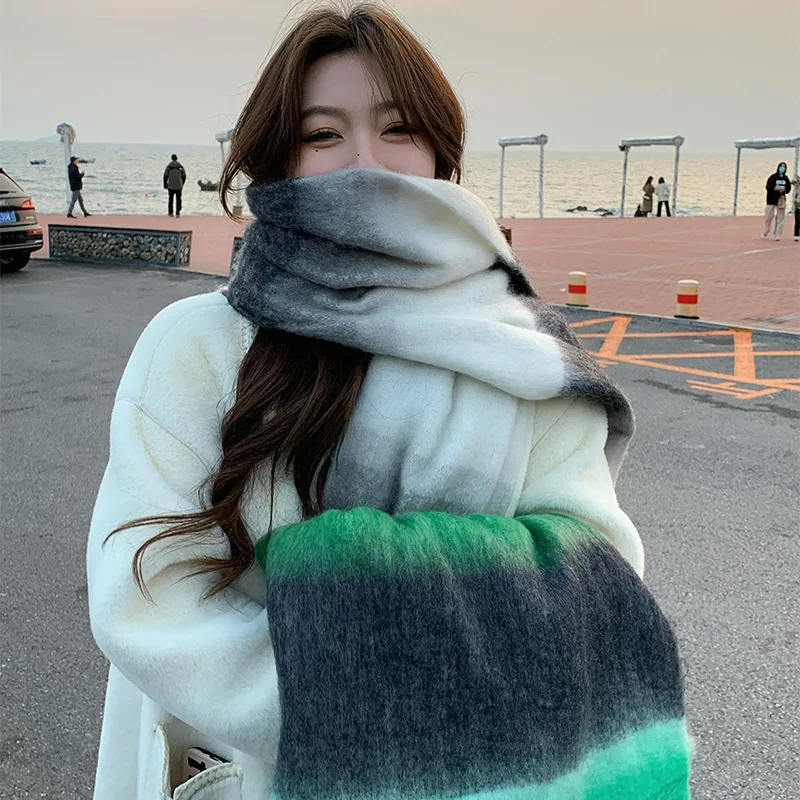 Рисунок 6 - Новый Зимний мохеровый шарф ручной