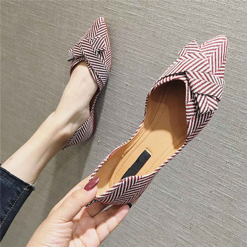New Women's Shoes Fashion All-match Flat Shoes Soft Sole Pointed Casual Shoes Flat Flat Flat Heel Elegant Ladies Shoes