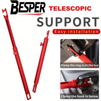 Barra di supporto telescopica per riparazione ammaccature auto in lega di alluminio ideale per lucidare, fissare il bagagliaio/porta/cappuccio, strumenti di riparazione veicoli