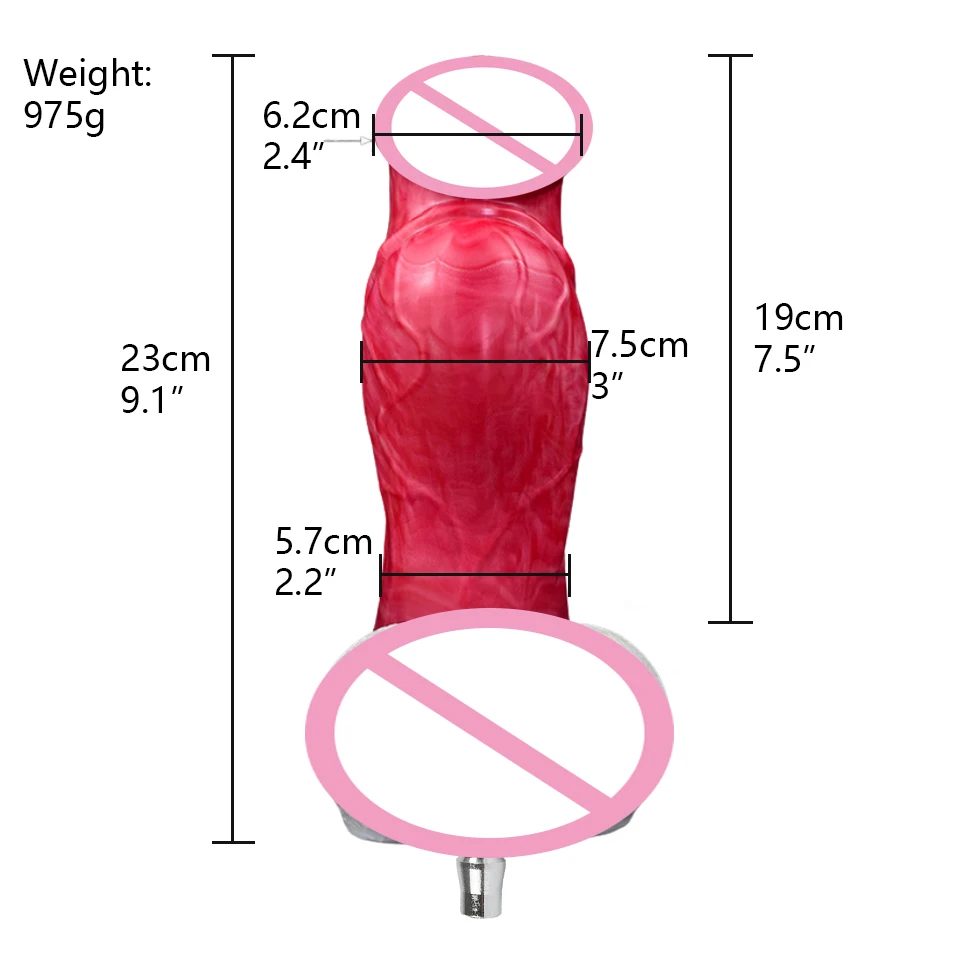ROUGH BEAST Vac-U-Lock Dildo Attachment For Sex Machine Silicone Simulation Fake Penis Adult Erotic Sex Toys Animal Dildos