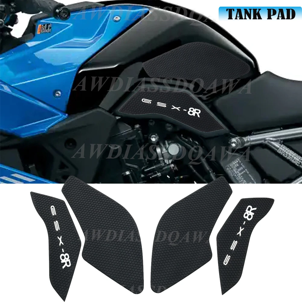 

Новинка 2024 года, Нескользящие прокладки для топливного бака, боковой газовый коленный захват, Тяговая прокладка, подходит для GSX8S GSX 8 S GSX-8 S 2023 мотоцикла