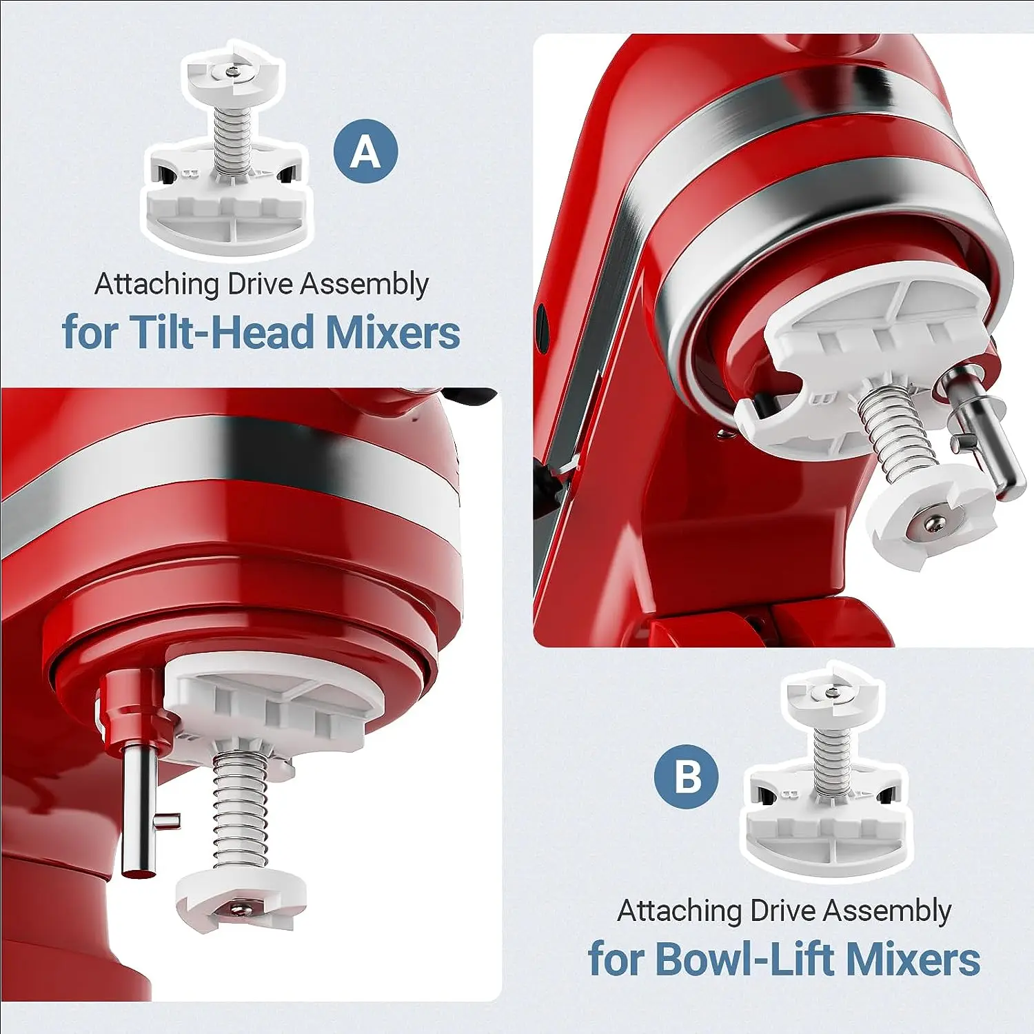 Stainless Steel Maker Attachments Set for all kitchenaid stand mixer bowl 5  quart Tilt-Head Stand Mixer Bowl - AliExpress