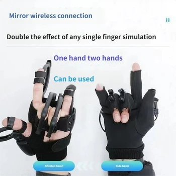 Guanti robot per riabilitazione esoscheletro meccanico della mano potenza del motore formazione sicura ed efficiente Modalità di intelligenza multiple