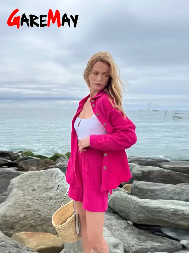 بدلة رياضية فضفاضة غير رسمية للنساء ، بدلة قطنية ، قميص وشورت ، طقم من قطعتين ، الصيف ، 2 بدلة رياضية فضفاضة غير رسمية للنساء ، بدلة قطنية ، قميص وشورت ، طقم من قطعتين ، الصيف ، 2