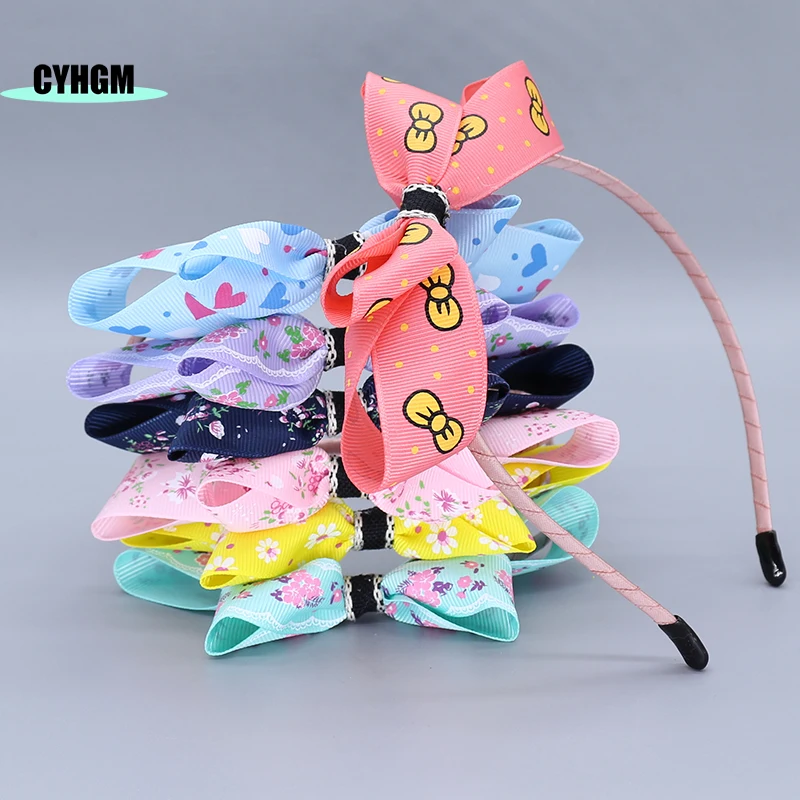 Wholesale Korean Kids Hairbands Hair Bows Headwear Cute Spinki Do Wlosow Durag Cabello Girls Hair Accessories A02-1