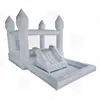 PVC Inflatable White Bounce House Professional Jumping Bouncy Castle Bouncer with Ball Pit&Air Blower For Kids Wedding Party 5