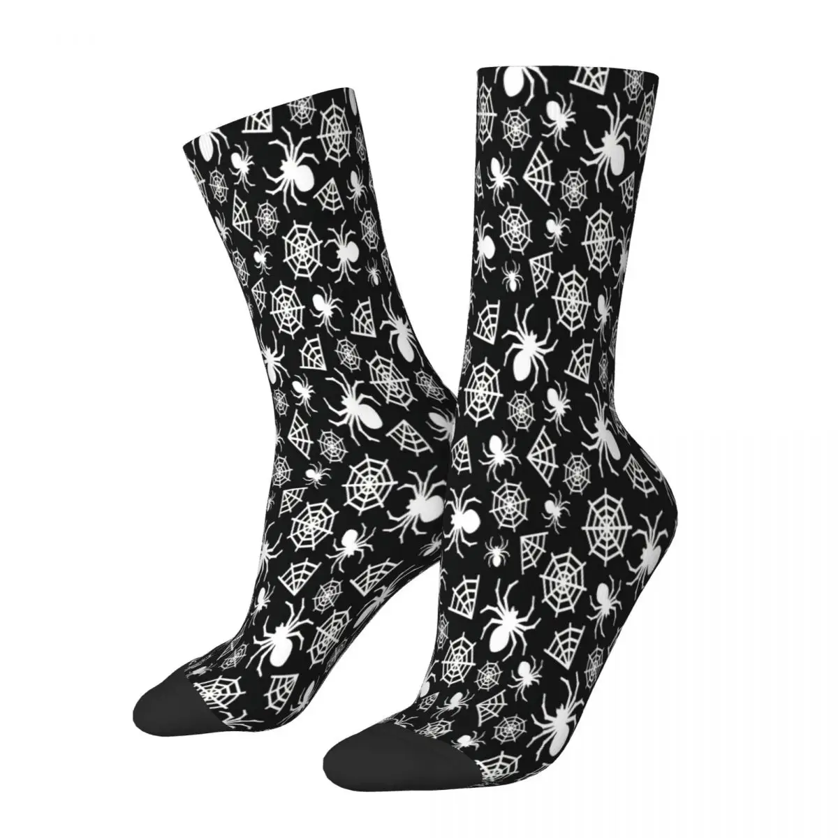 

Halloween Spider And Spider Web Pattern Socks Male Mens Women Summer Stockings Printed