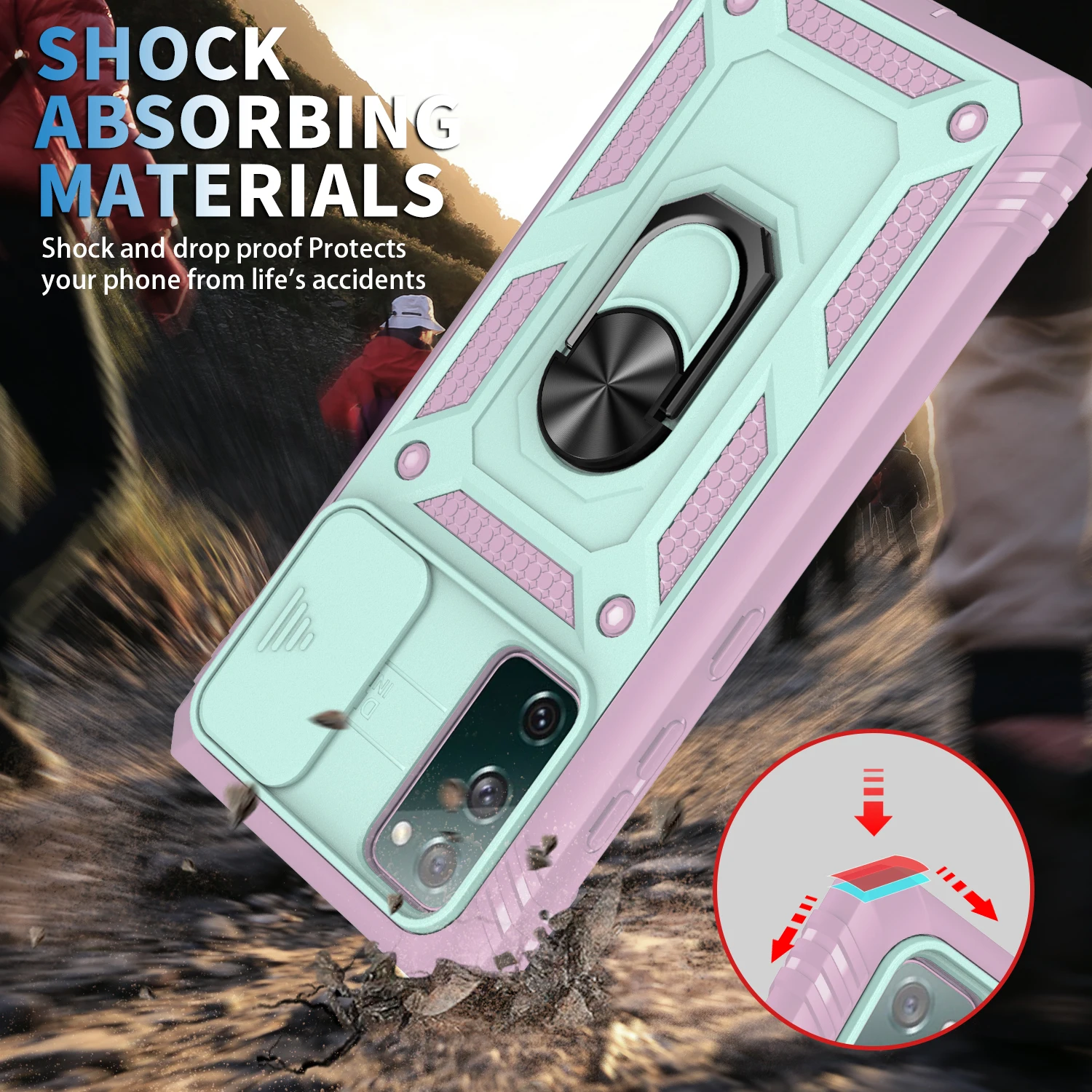 Per Samsung A53 5G Custodia Anti-Goccia Custodia Per Telefono Custodia Per Samsung Galaxy A53 A 53 5G Cover Antiscivolo