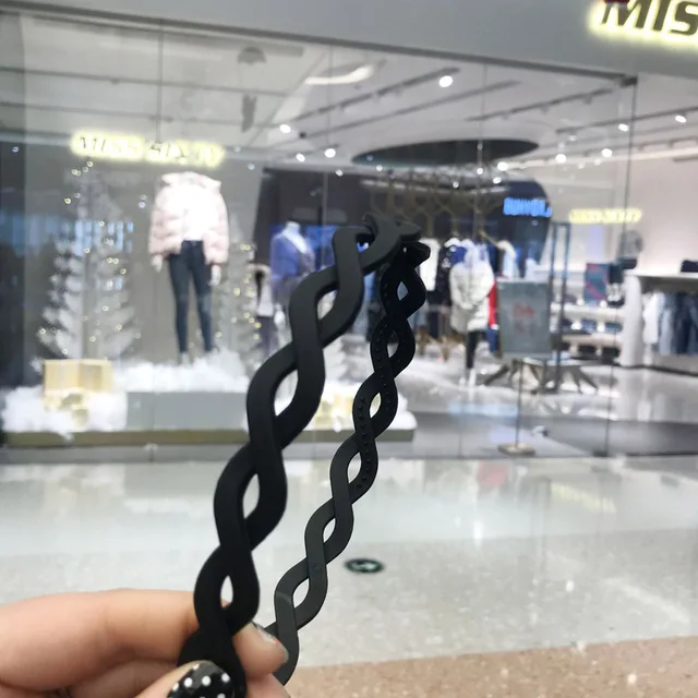 Fashion Pearl Non-Slip Rhinestone Hairbands Elastic Flower Women Hair Hoop Bands Headband Bezel Girls Hair Accessories Headdress 03