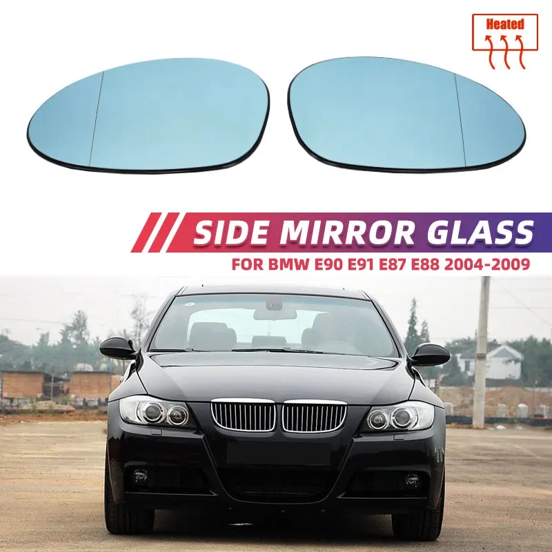 Per Bmw E90 Specchio Laterale Riscaldato Specchietto Retrovisore In Vetro Per Bmw E90 E91 E92 E93 M3 Style E80 E81 E87 2004-2009