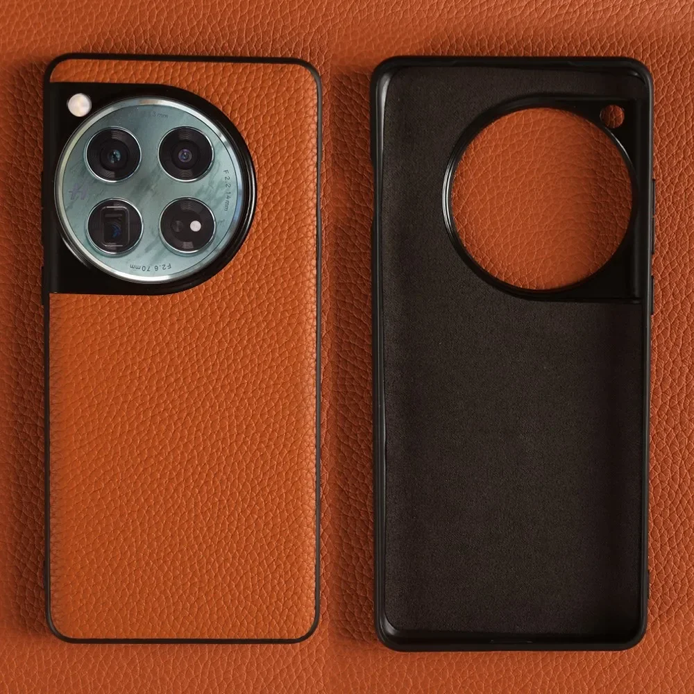 Premium Genuine Leather Handmade Phone Case - Elegant Back Cover