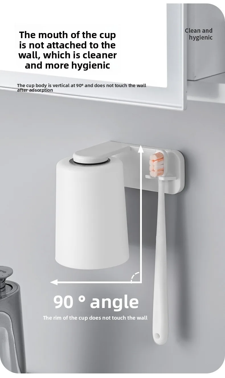 Portaspazzolini magnetico con bicchiere per bagno_voghion.com