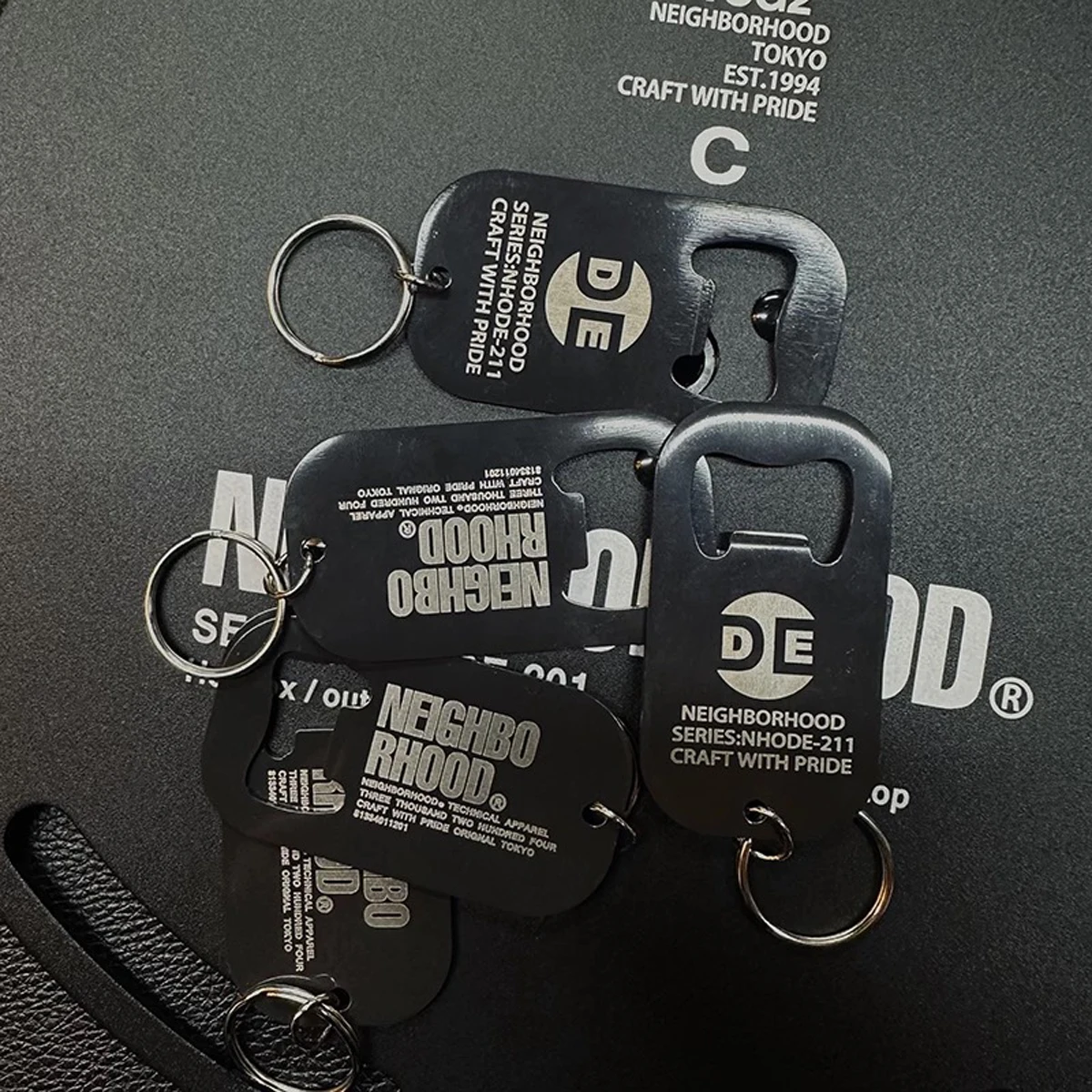 NBHD Stainless Steel Bottle Opener Keychain Camping