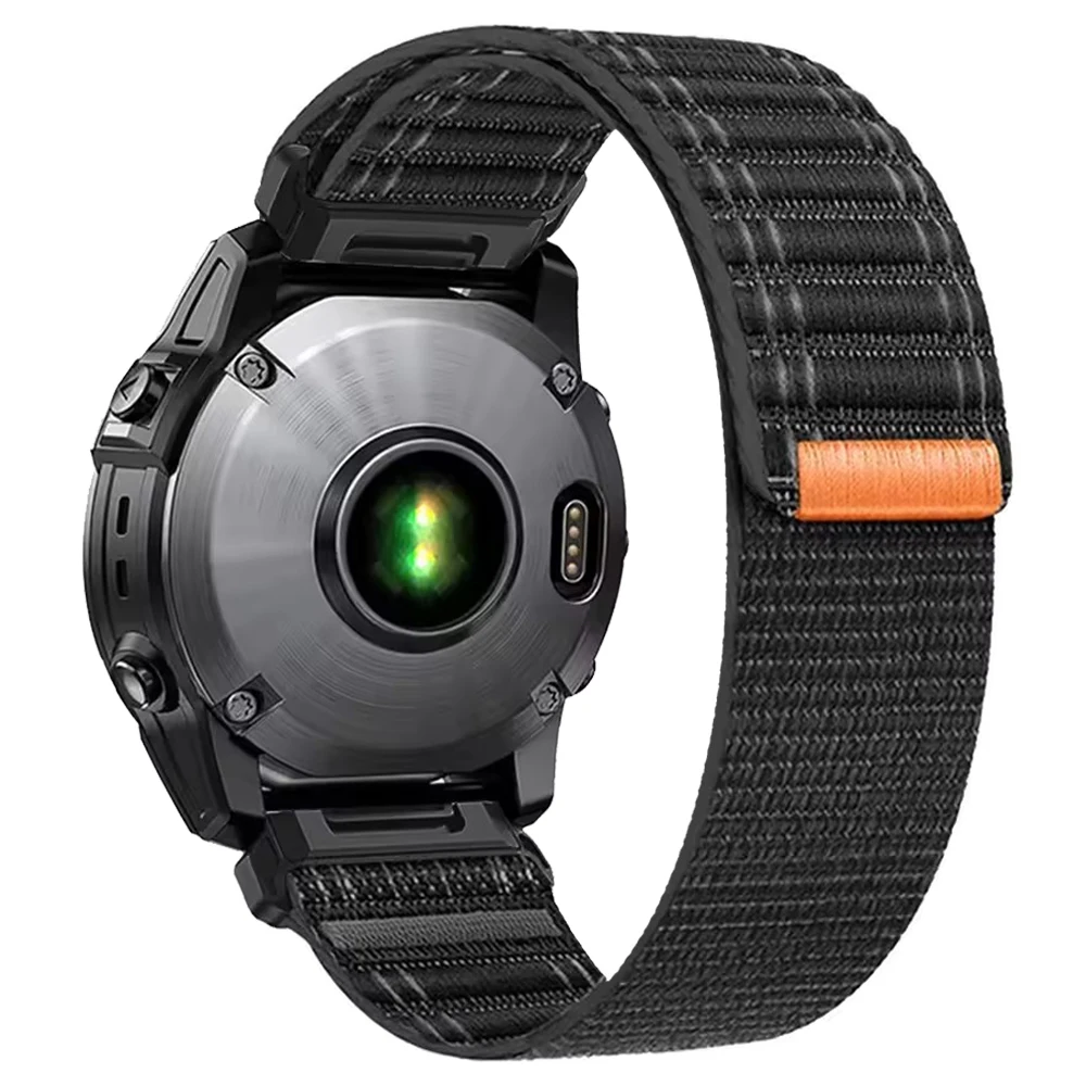 Cinturino QuickFit 22mm In Nylon Per Garmin Fenix 8/7/6/5/Epix – Colore Verde – Morbido E Traspirante