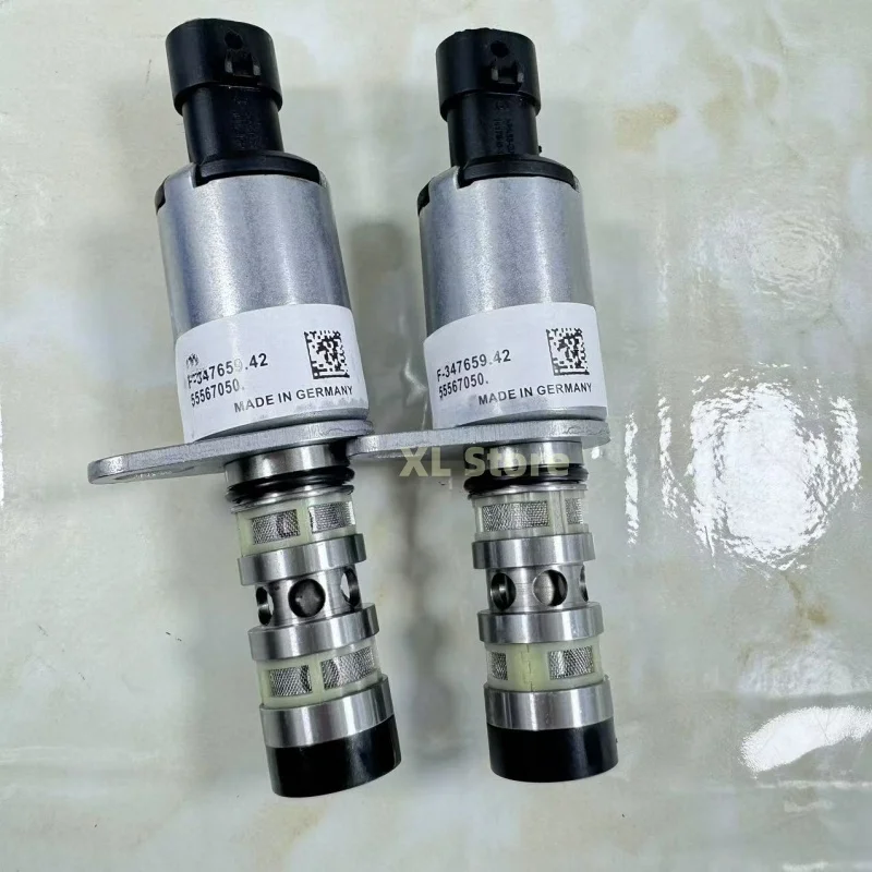 Vvt Camshaft Adjuster Timing Gear Camshaft Wiring Harness 2PCS Camshaft Cam Control Valve Solenoid OEM# 55567050 For Chevrolet Cruze 1.6L 1.8L Sonic Epica 1.8L Opel Astra Zafira Mokka
