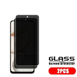 Premium Privacy Tempered Glass Screen Protector - Anti - Spy, 9H Hardness, HD Clarity (1 - 4 Pack) - Honor X7d 4G (2 Front Glass)