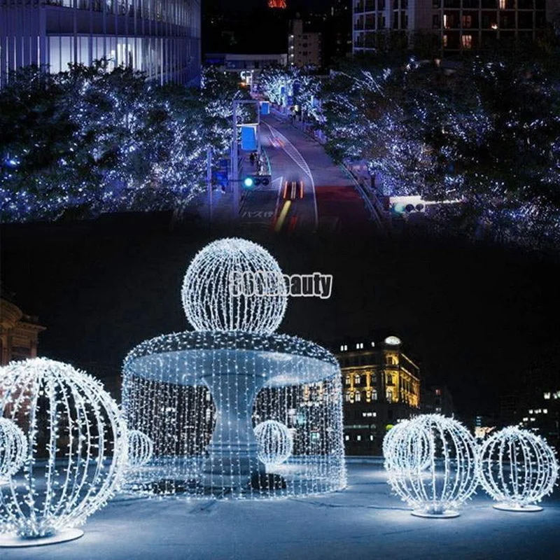 Рисунок 6 - 6 м белая 180 светодиодная занавеска