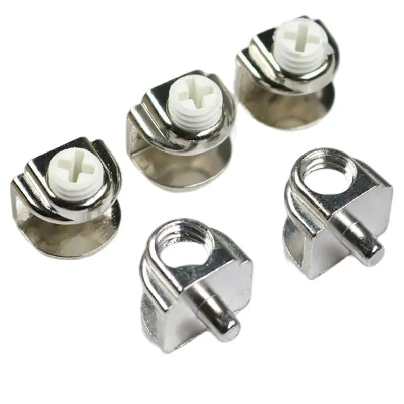 Morsetti Per Vetro Reggimensola 4 Pezzi | Regolabili Per Spessori 6-8mm, In Lega Di Zinco, Per Bagno E Casa - Foto 7