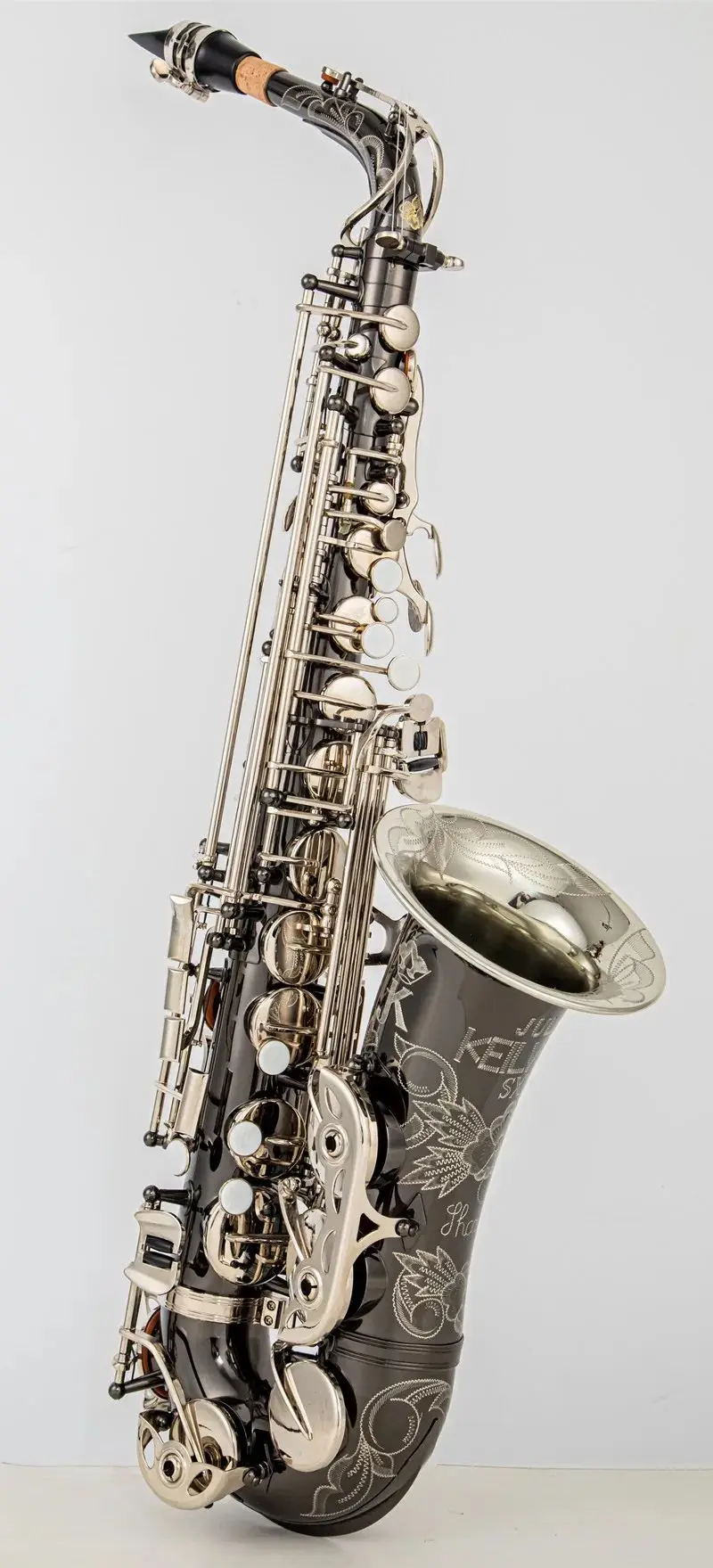 JK SX90R Keilwerth Saxophone Alto Black Nickel Silver Alloy Alto Sax Brass Musical Instrument With Case Mouthpiece