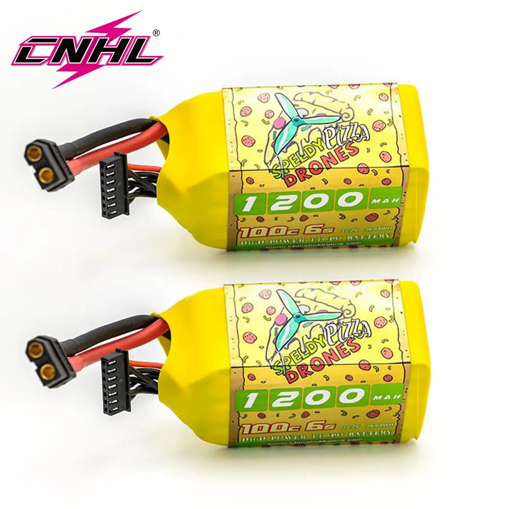 2pcs-cnhl-6s-222v-lipo-battery-1200mah-100c-with-xt60-plug-for-rc-fpv-drone-quadcopter-airplane-helicopter-car-racing-hobby