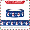 1X 10M Deco Silver Snowflake Foil Christmas Trees Glove Santa Claus Snowman Masking Washi Tape for Diary Scrapbooking Stationery 2