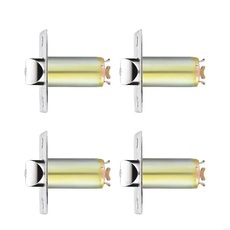 94PC 4Pcs Lock Body Tongue Round Door Handle Knobs Lock Cores Locking Tongue Hardware