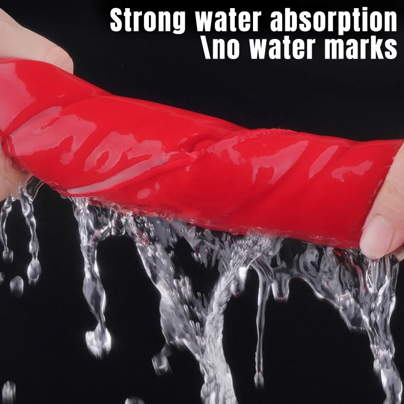 Car Drying Towel Car Cleaning Towel Strong Water Absorbent Drying Cloth Double-sided Washing Car Body Clean Rag Towels Accessories