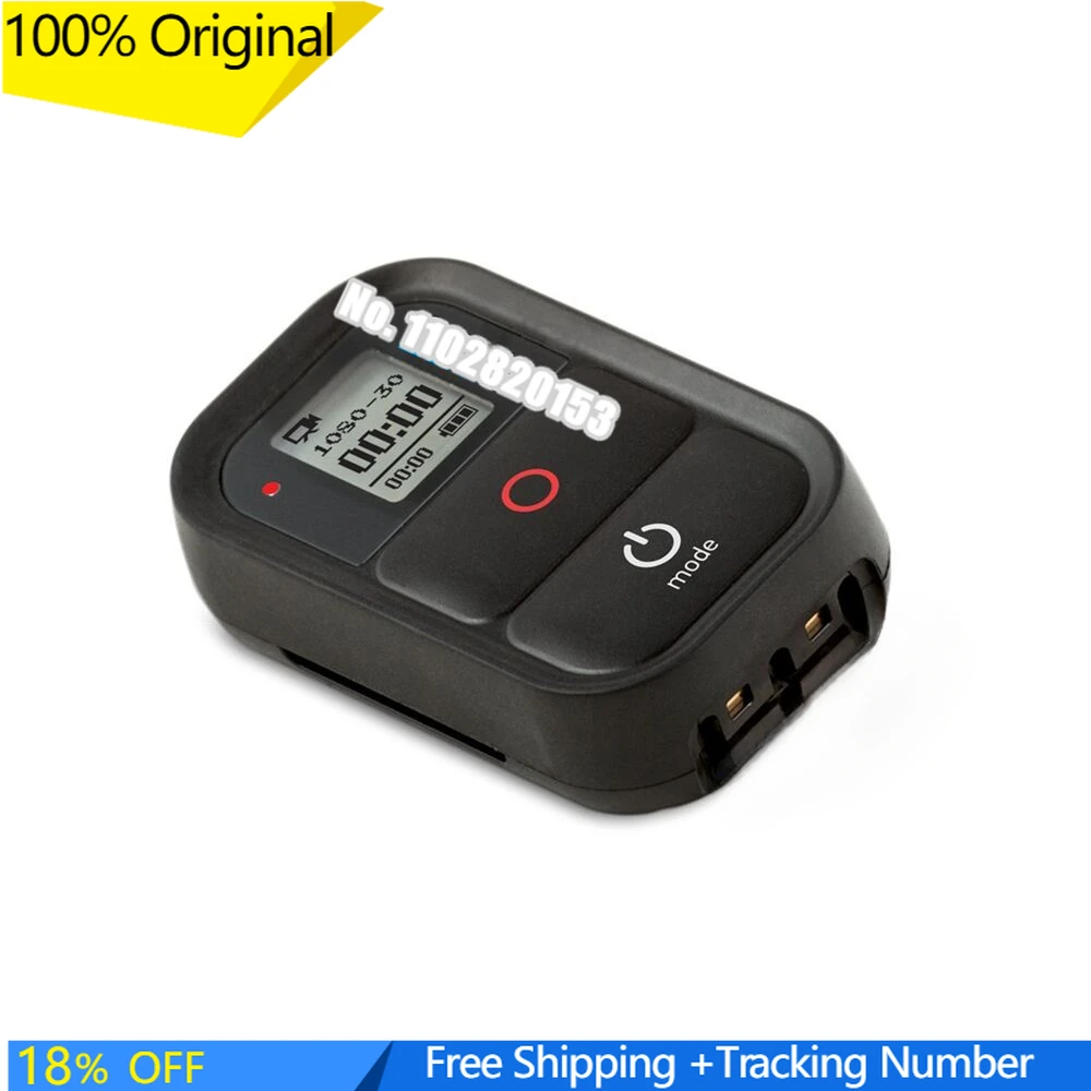 100% Originale Per Gopro Hero 7 Nero 6 5 4 3 + 3 Wifi Smart Remote Arte-001 Con Cavo Di Ricarica Cinturino Da Polso