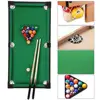 Office Adults Pool Table Set Billiard Rod Balls Desk Assorted Kit 3
