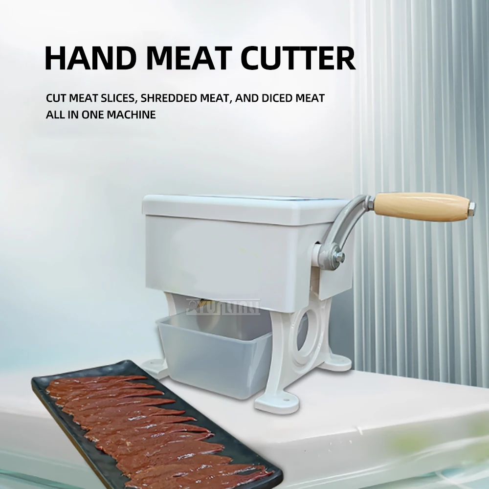 Household Small Hand-cranked Meat Slicer Beef Shredded Machine Food Processor for Kitchen 2
