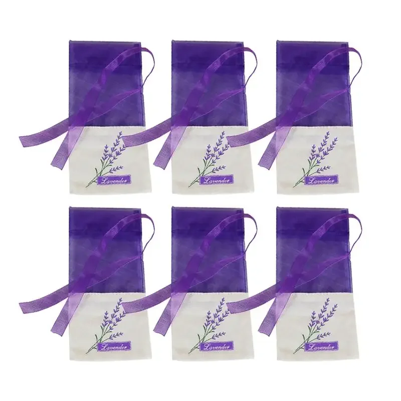30pcs New Empty Sachets Bag Flower Printing Fragrance Lavender Sachet Bag Lavender Sachet Bags Purse Fragrance Bags