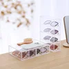 4 Layer Acrylic Glasses Storage Box Stackable Transparent Drawer Display Stand Makeup Sunglasses Storage Box Jewelry 5