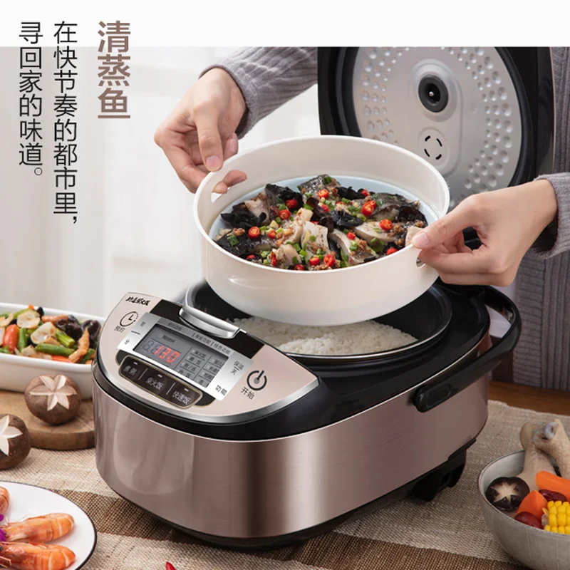 Rice Cooker 4l Home Smart 1 Large Capacity 3 Steam Rice Cooker Pot  Dormitory Official 5 Flagship Store Authentic 6 People - Rice Cookers -  AliExpress