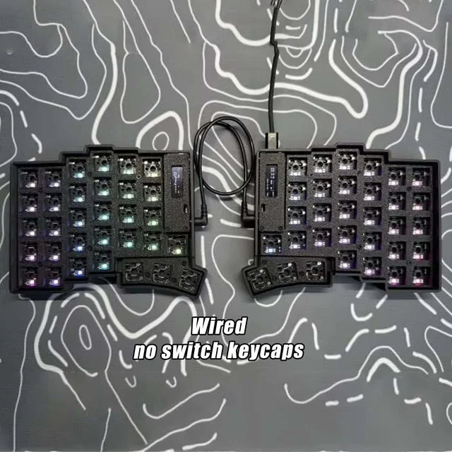 Keyball 39/44/61 Split Keyboard Kit No Trackball Support ZMK