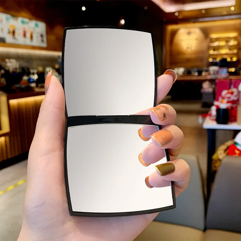 Creative Portable Small Mirror Makeup Mirrors Double-sided Touch