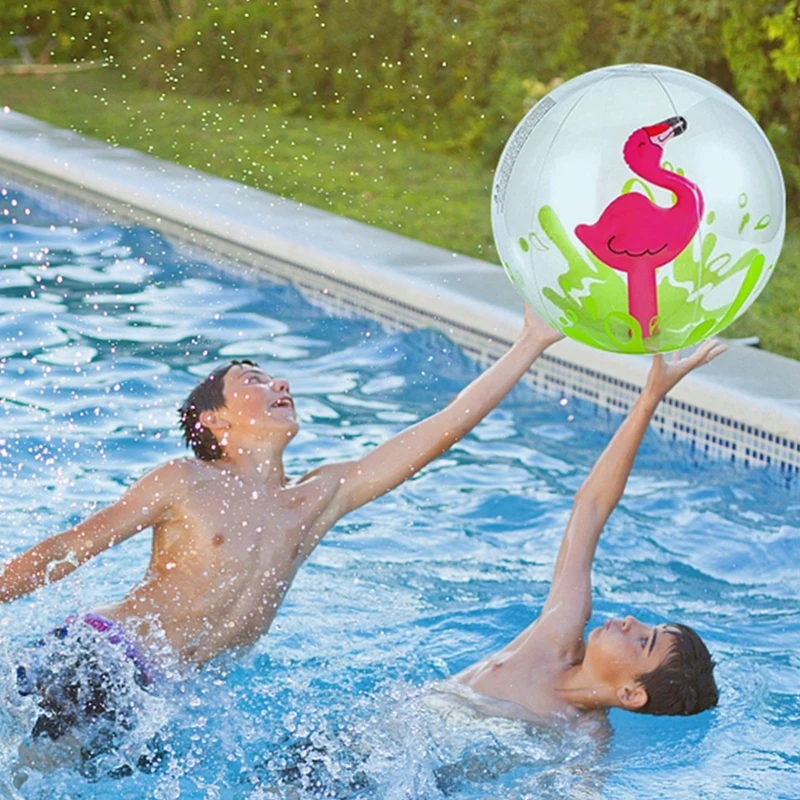 Inflatable Beach Ball Swimming Pool Summer Water Sports Game Toys Boys Girls Playing Toy Party Decoration Blow Up Balloon Fun