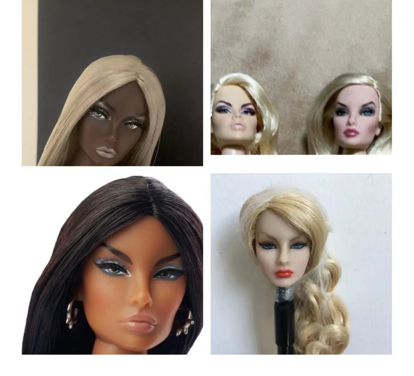 30cm Original Fr Head It Doll Heads Fashion License Head Quality Doll