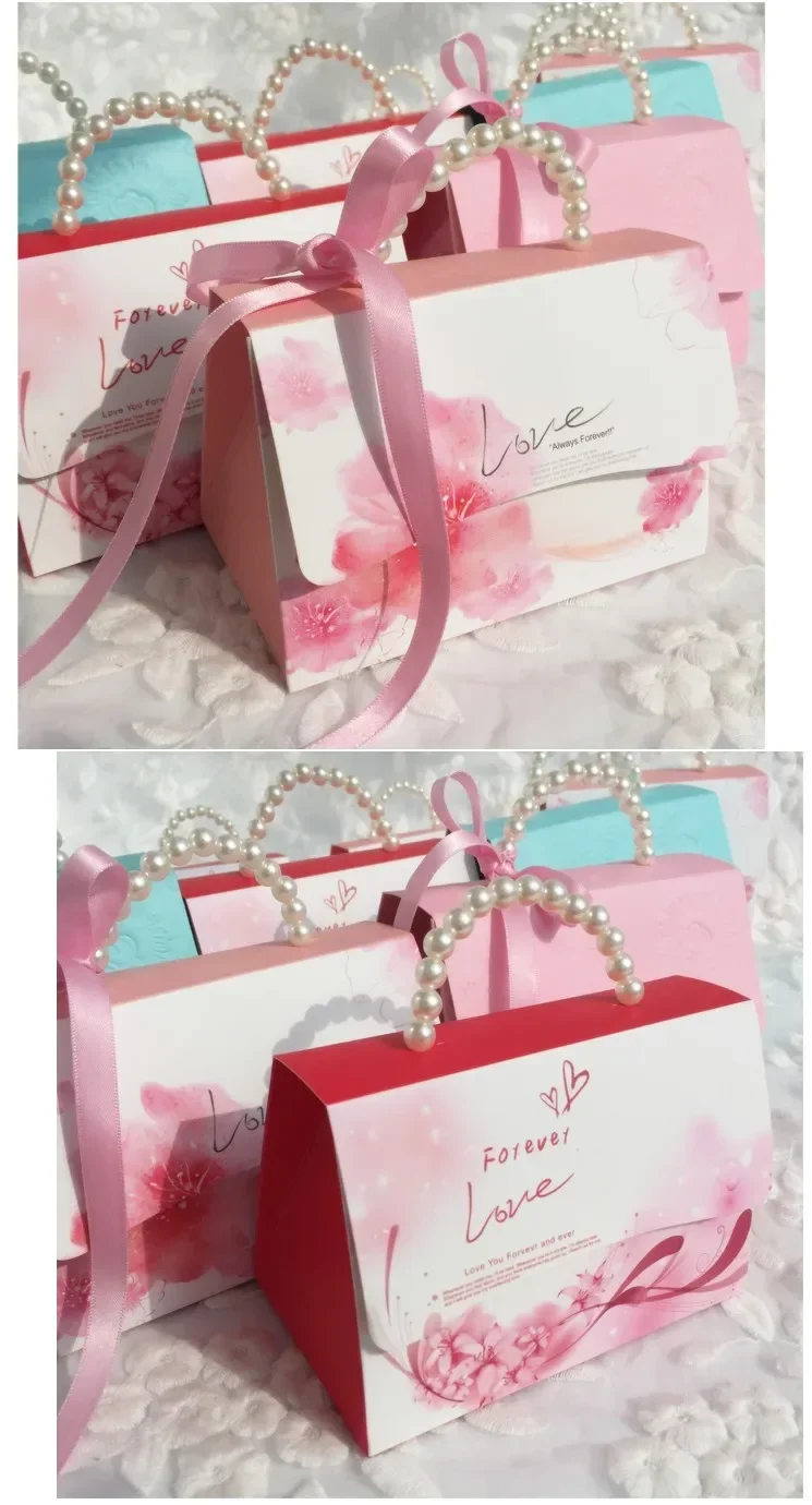 10Pcs/Lot Portable Party Wedding Favor Candy Boxes Baby Shower Gift Bags DIY Creative C... - SKU PFCB1145 - UGI Packaging