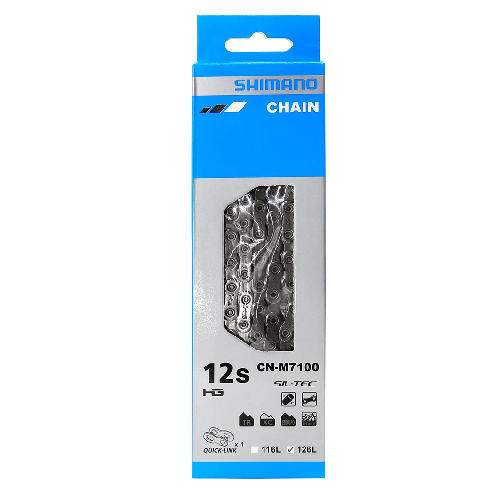 SHIMANO DEORE XT M8100/M7100 12 Speed Bike Chain STEPS HG601/HG701/HG901 11V For Road MTB Bicycle Chain 116/126 Links Bike