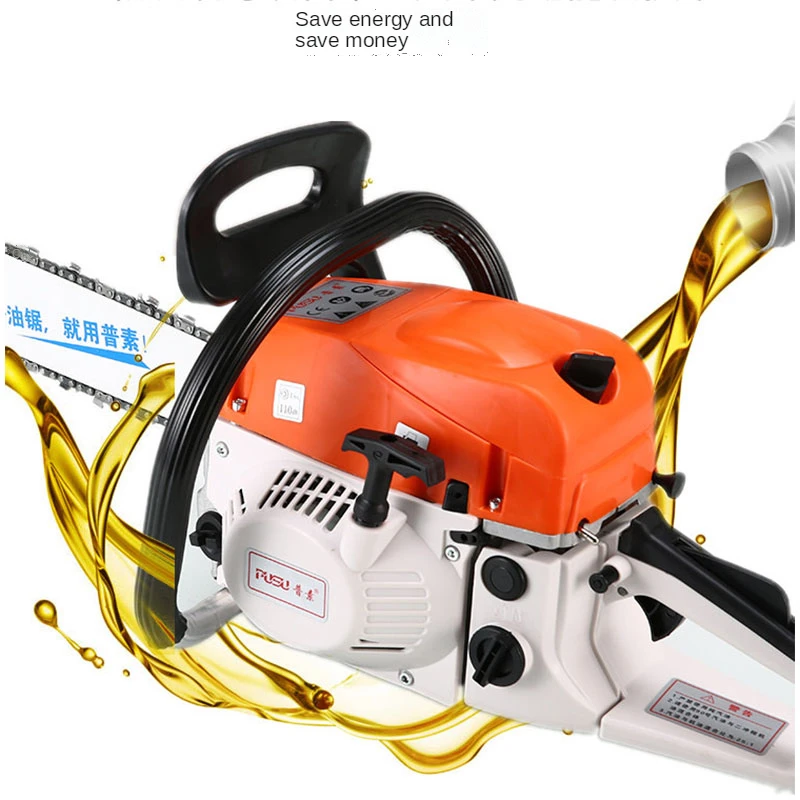8500W chainsaw logging saw high-power portable chain saw 20 inches chain saw gasoline saw logging multi-function wood drill bit