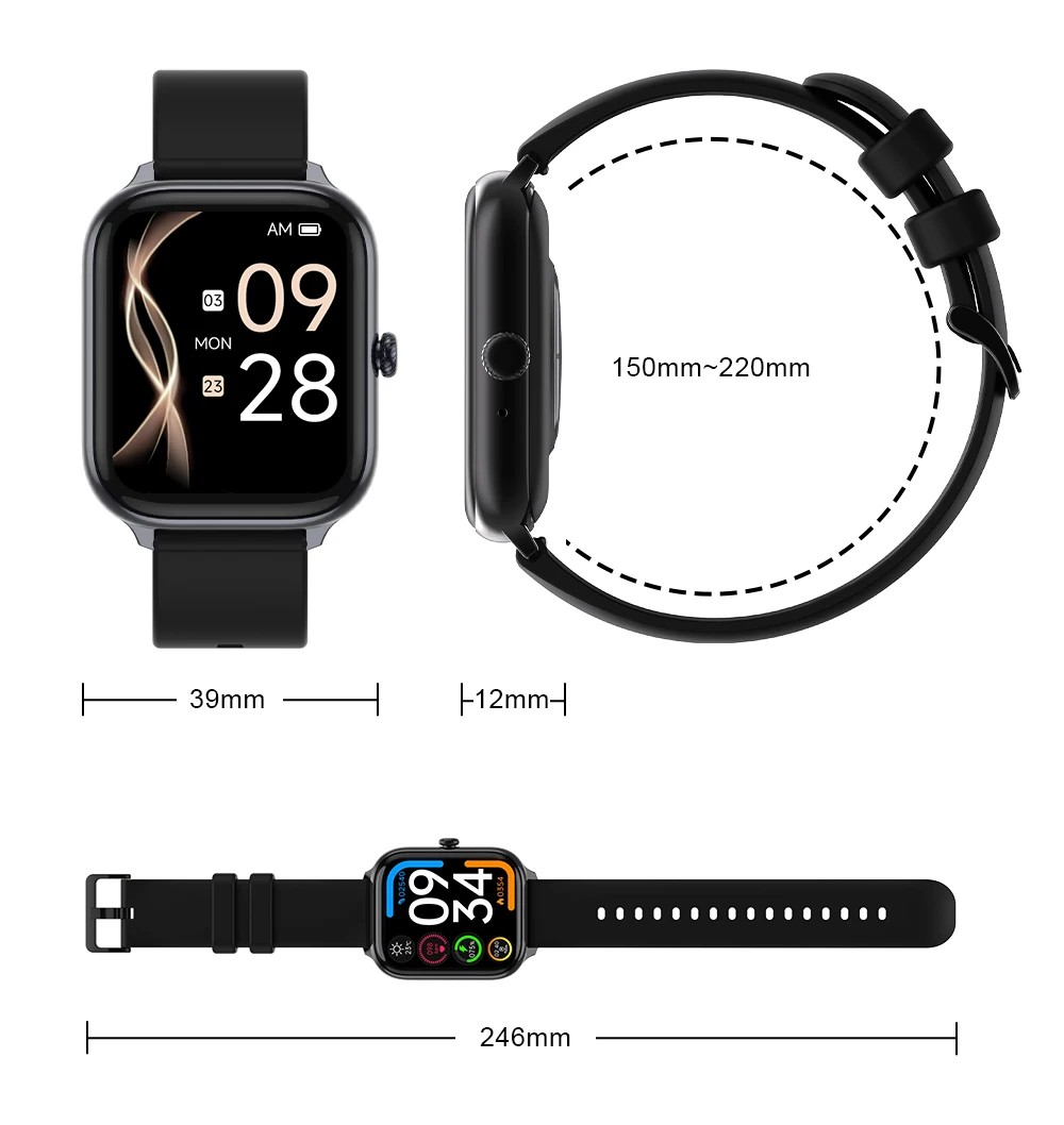IMIKI ST1 Smart Watch 1.78" AMOLED Display description image 8